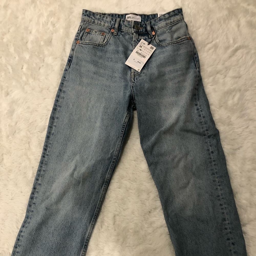 zara straight leg jean